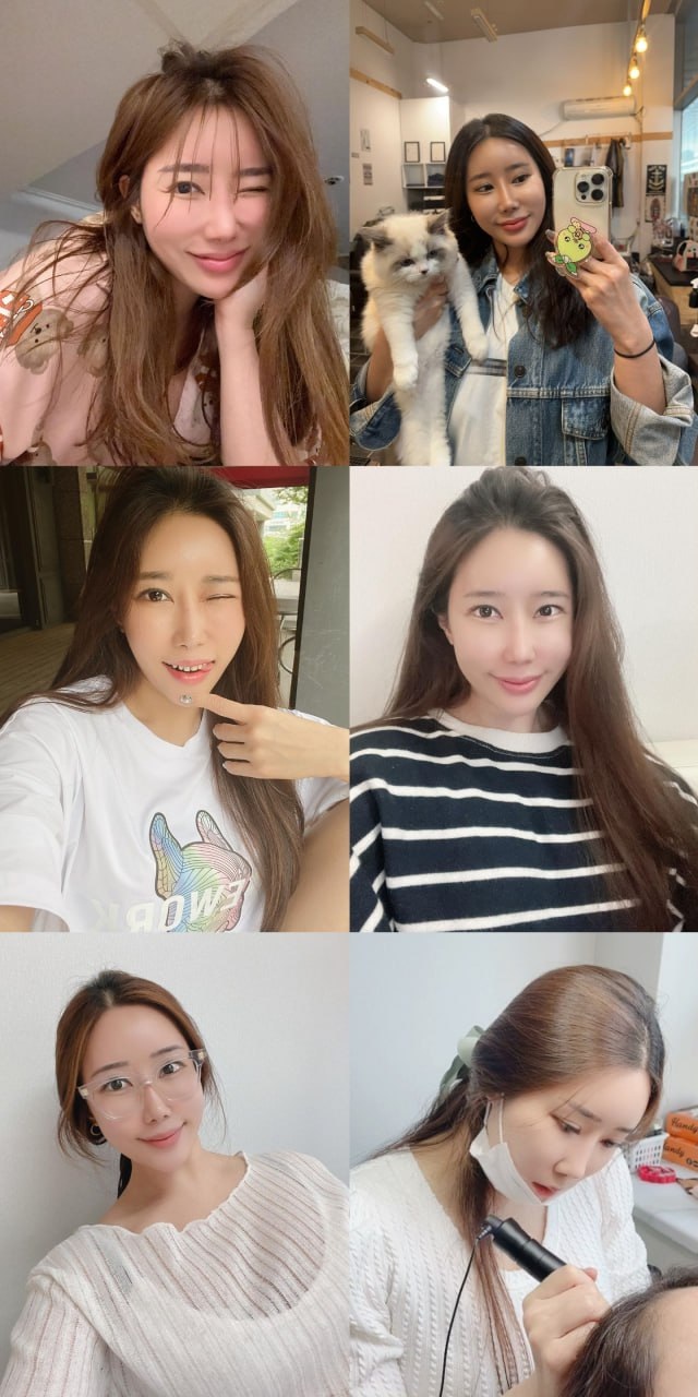 XY132 图片1210张 视频172个 韩国 证件️ 韩国身份证 生活日常 工作照 美容店老板 自拍 护肤 外出吃饭  